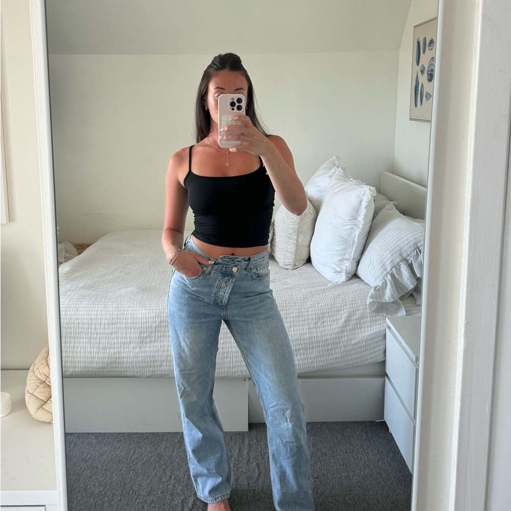 Princess Polly Asymmetrical jeans